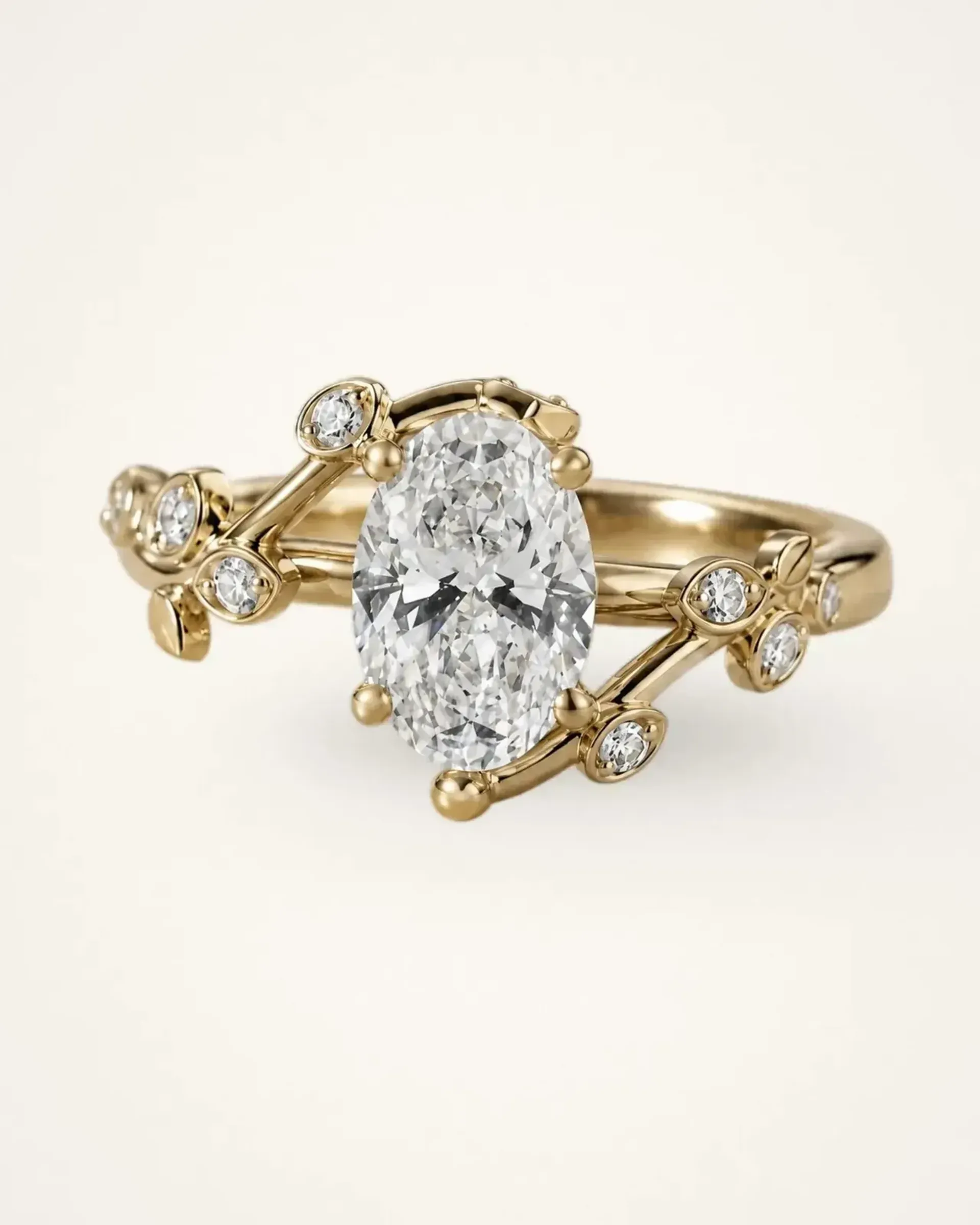 Vallari Oval-cut Engagment Ring