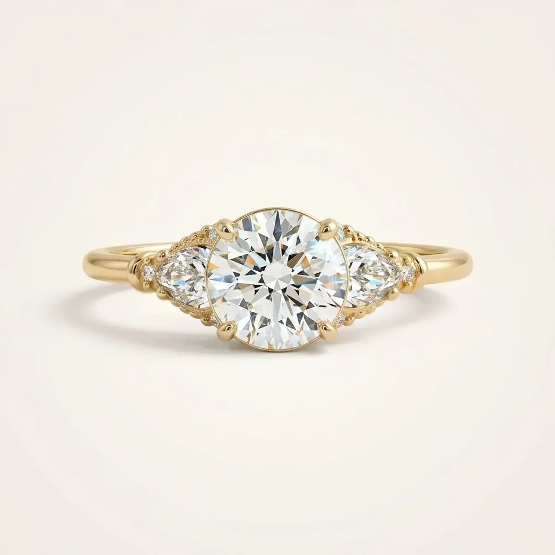 Sakhi Round-cut Engagement Ring