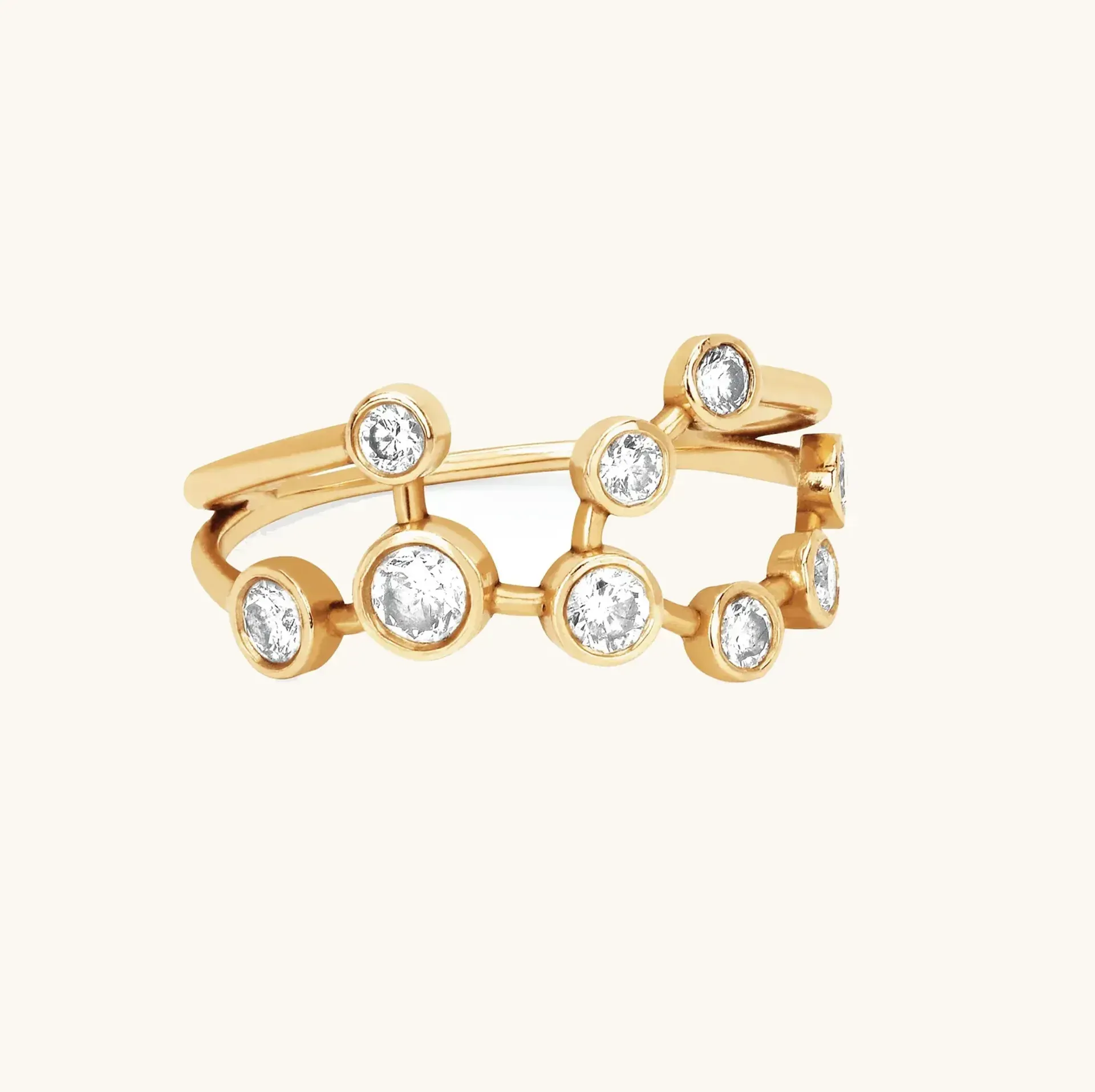 Virgo Constellation Ring
