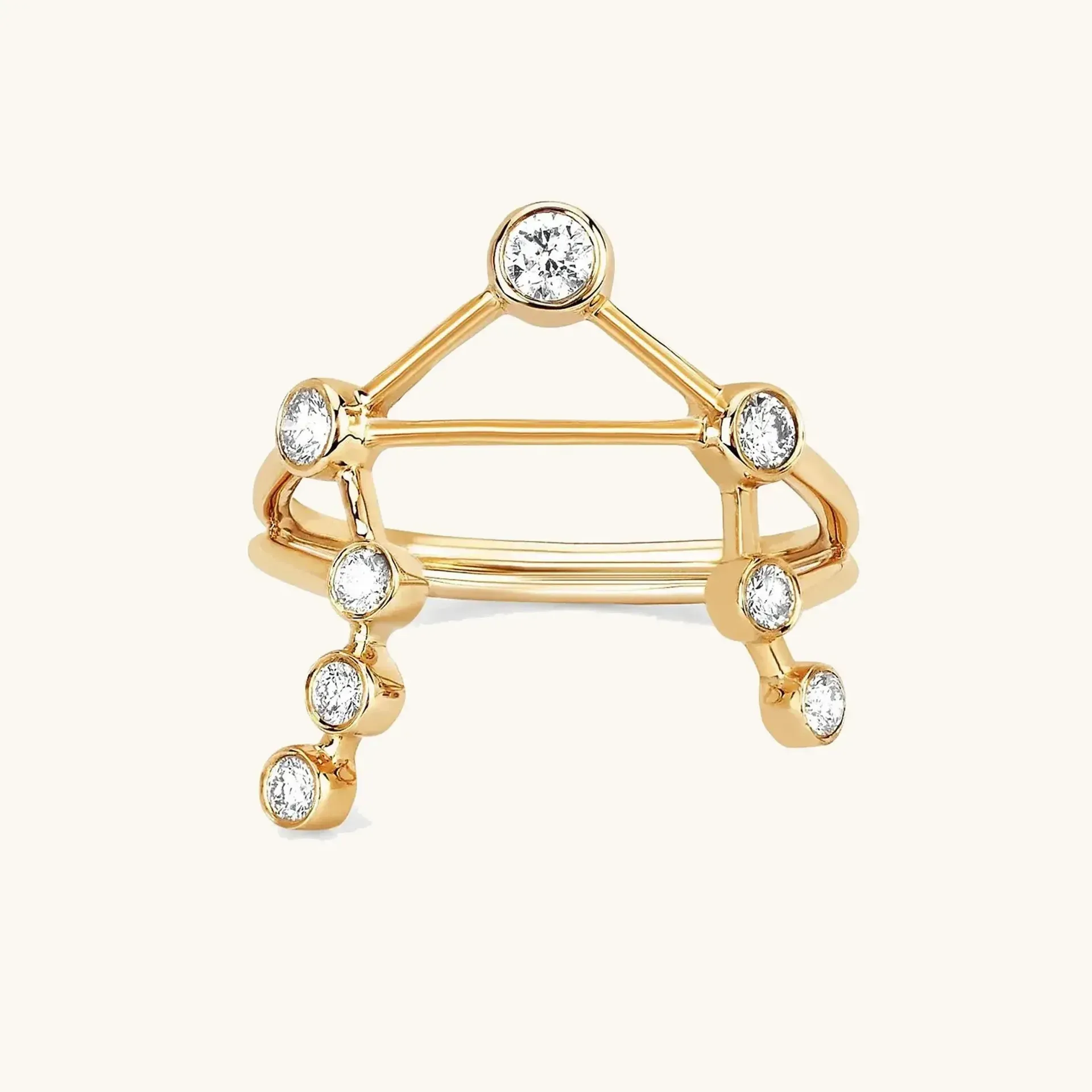 Libra Constellation Ring